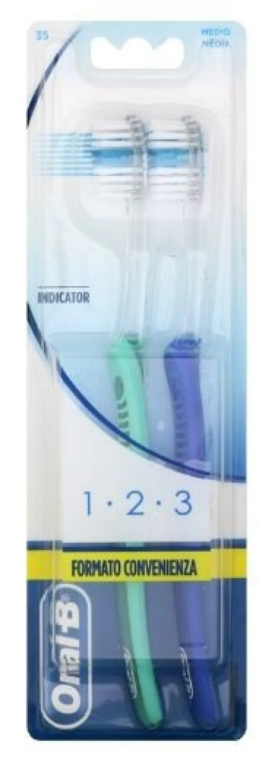Brosse à Dents 1.2.3 Fresh Medium
