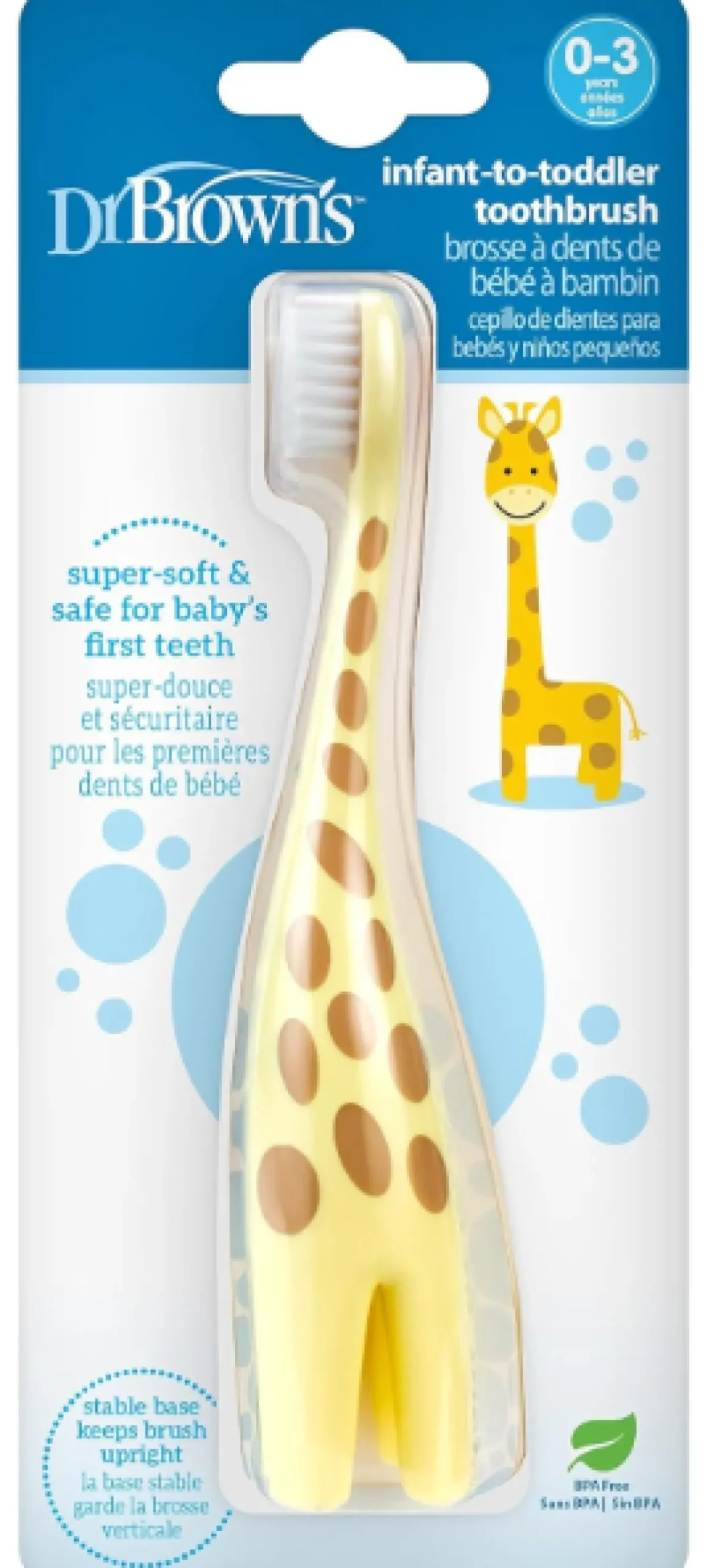 Brosse à Dents Girafe 0-3 Ans