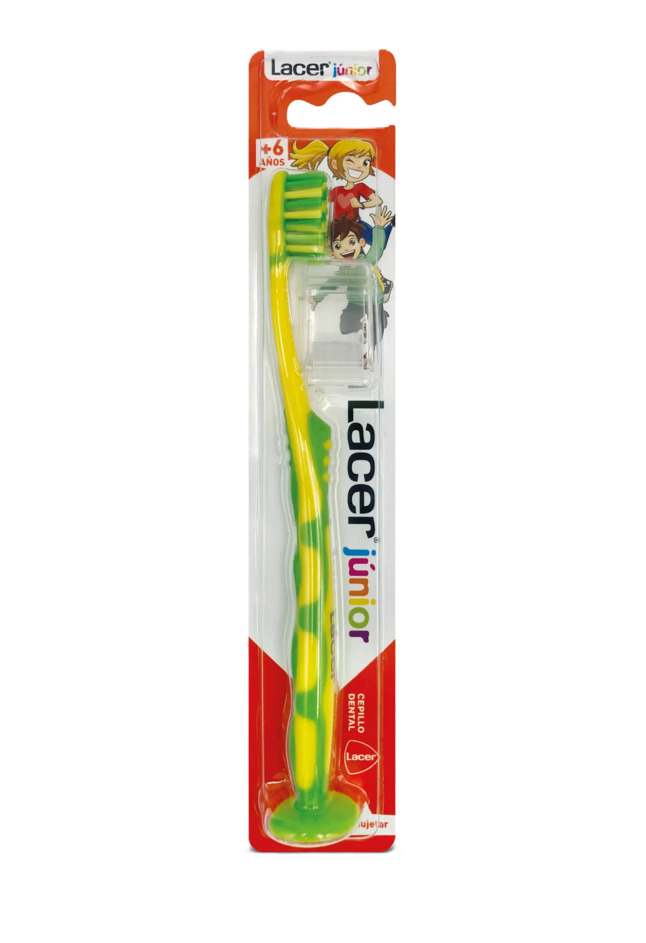 Brosse à dents junior avec ventouse