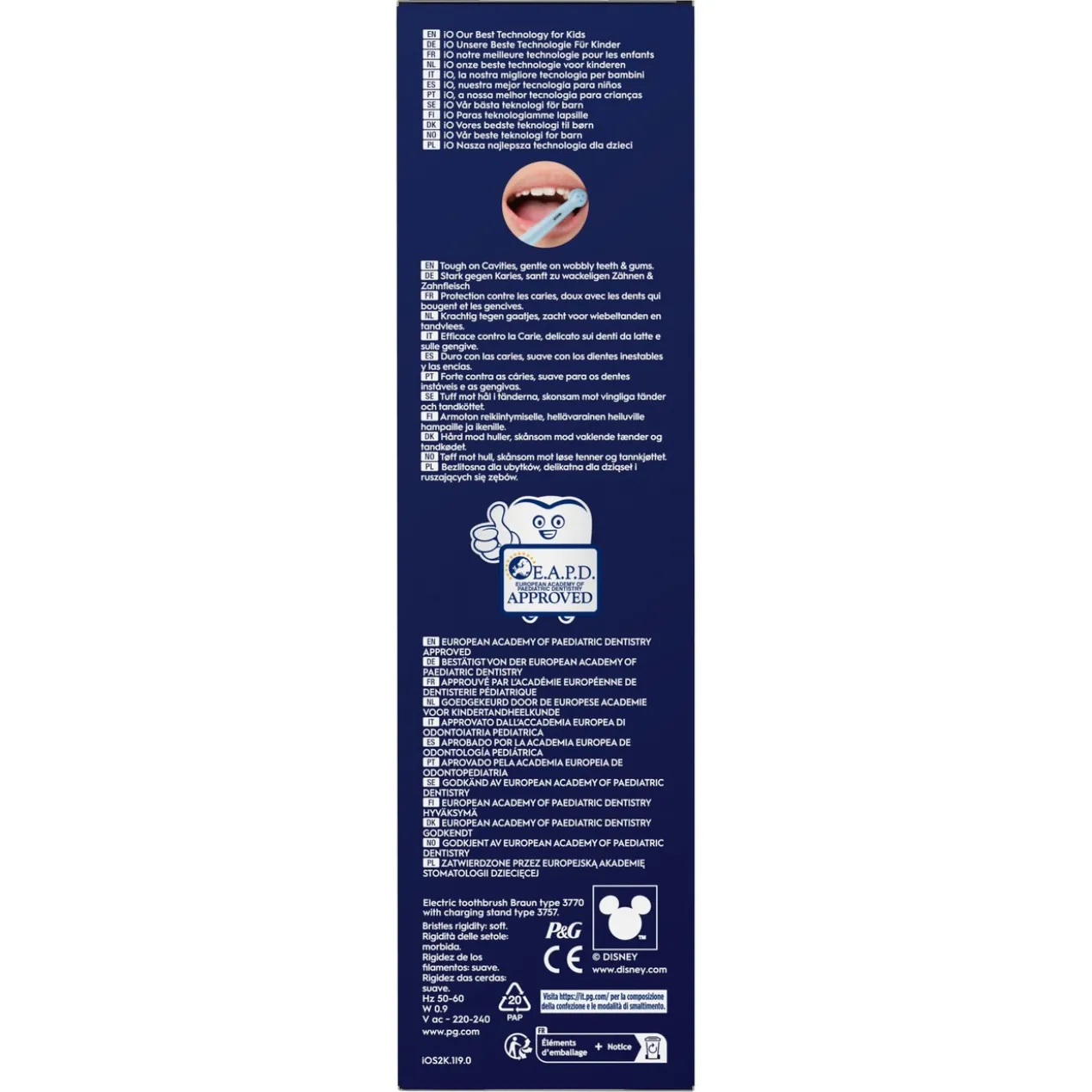 Brosse à dents électrique iO Kids Disney Stitch +6 ans