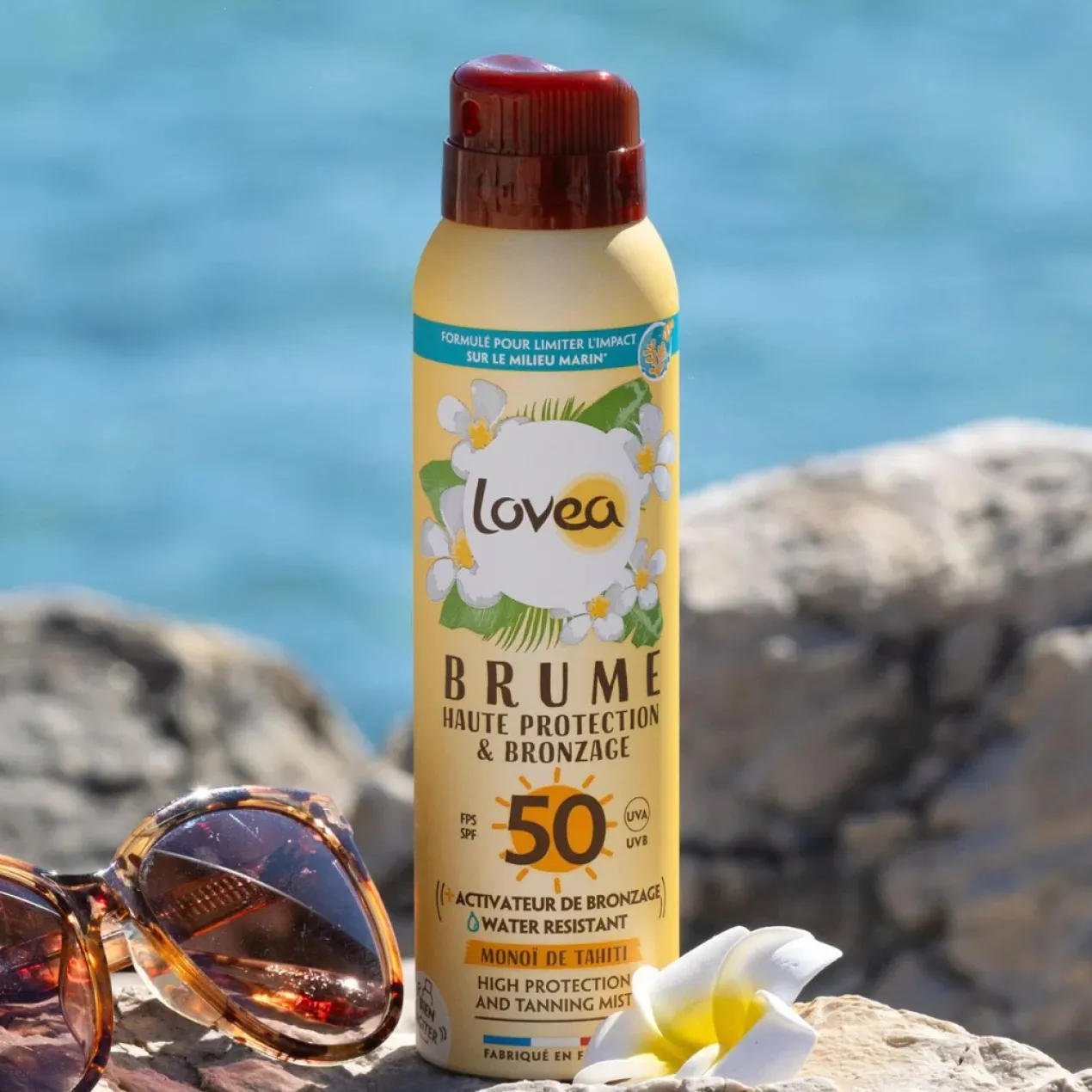 Brume Haute Protection et Bronzage au Monoï SPF 50