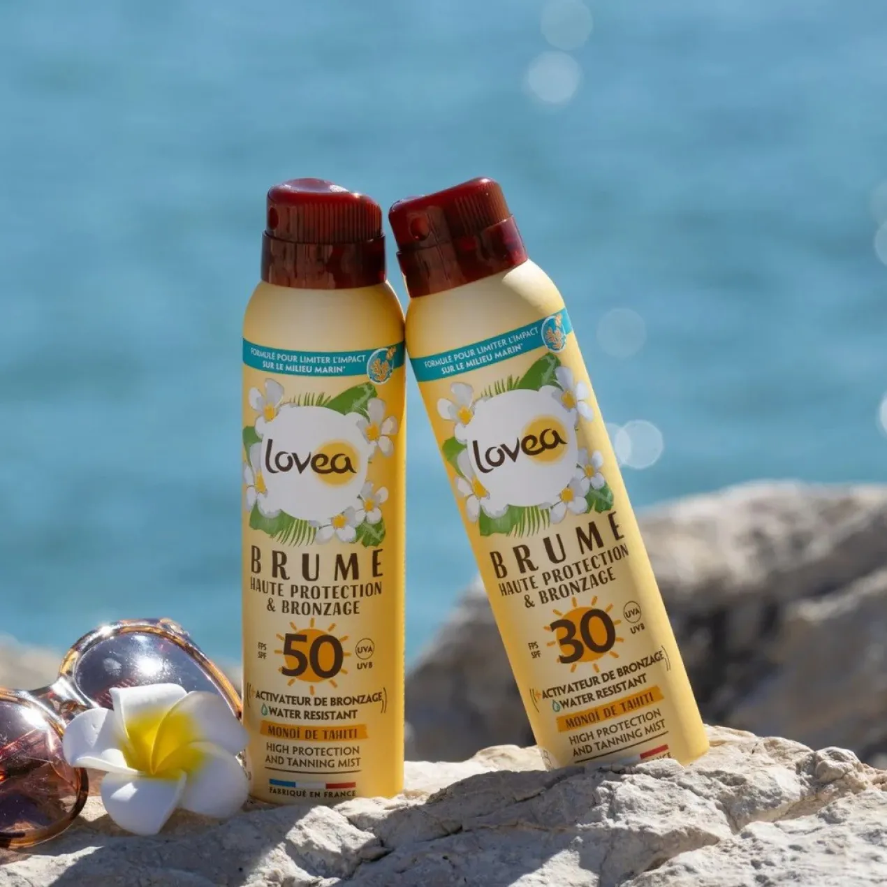 Brume Haute Protection et Bronzage au Monoï SPF 50