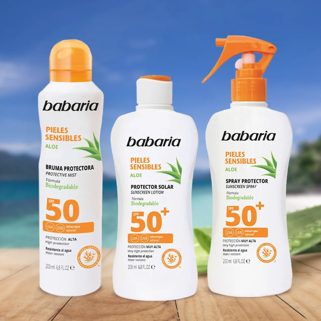 Brume solaire protectrice peaux sensibles