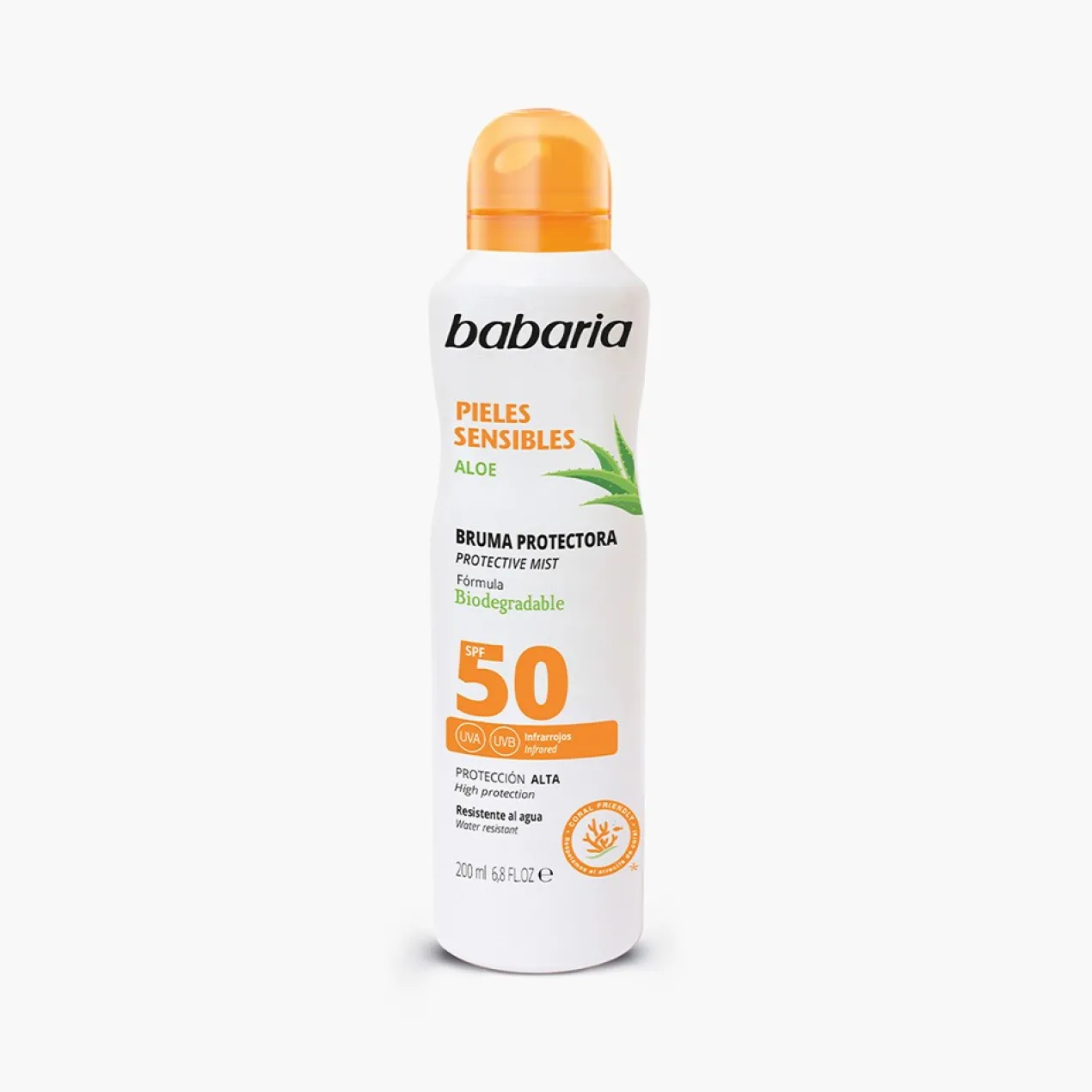 Brume solaire protectrice peaux sensibles
