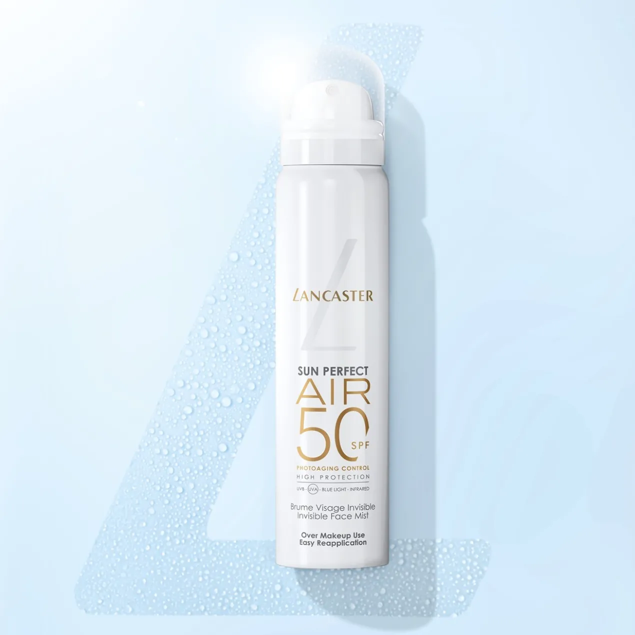 Brume visage invisible SPF50 Sun Perfect AIR