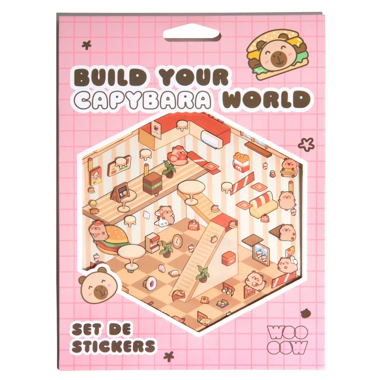 Build Your Capybara World Autocollants