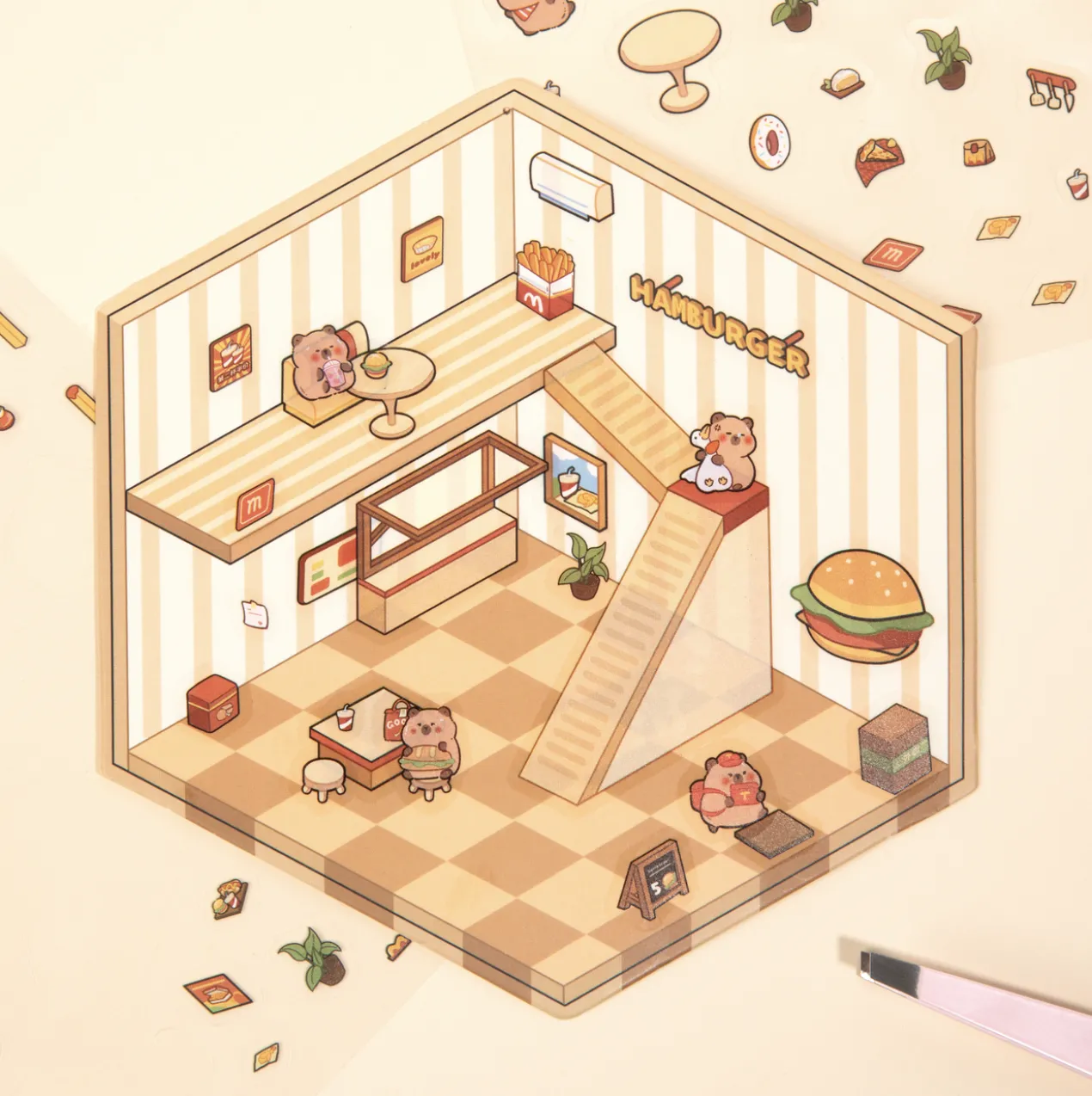 Build Your Capybara World Autocollants