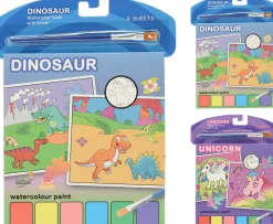 Cahier de Peinture Dinosaures ou Licornes