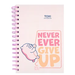 Cahier Never Ever Give Up A5