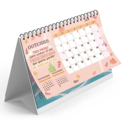 Calendrier de Bureau 2026 Claro Que Puedo Con Todo