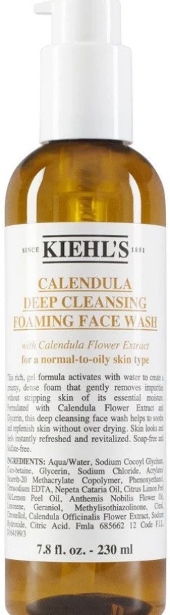 Calendula Deep Cleansing Foaming Face Wash Gel Nettoyant Visage