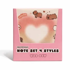 Capybara Note Set 4 Styles Notes de Papier