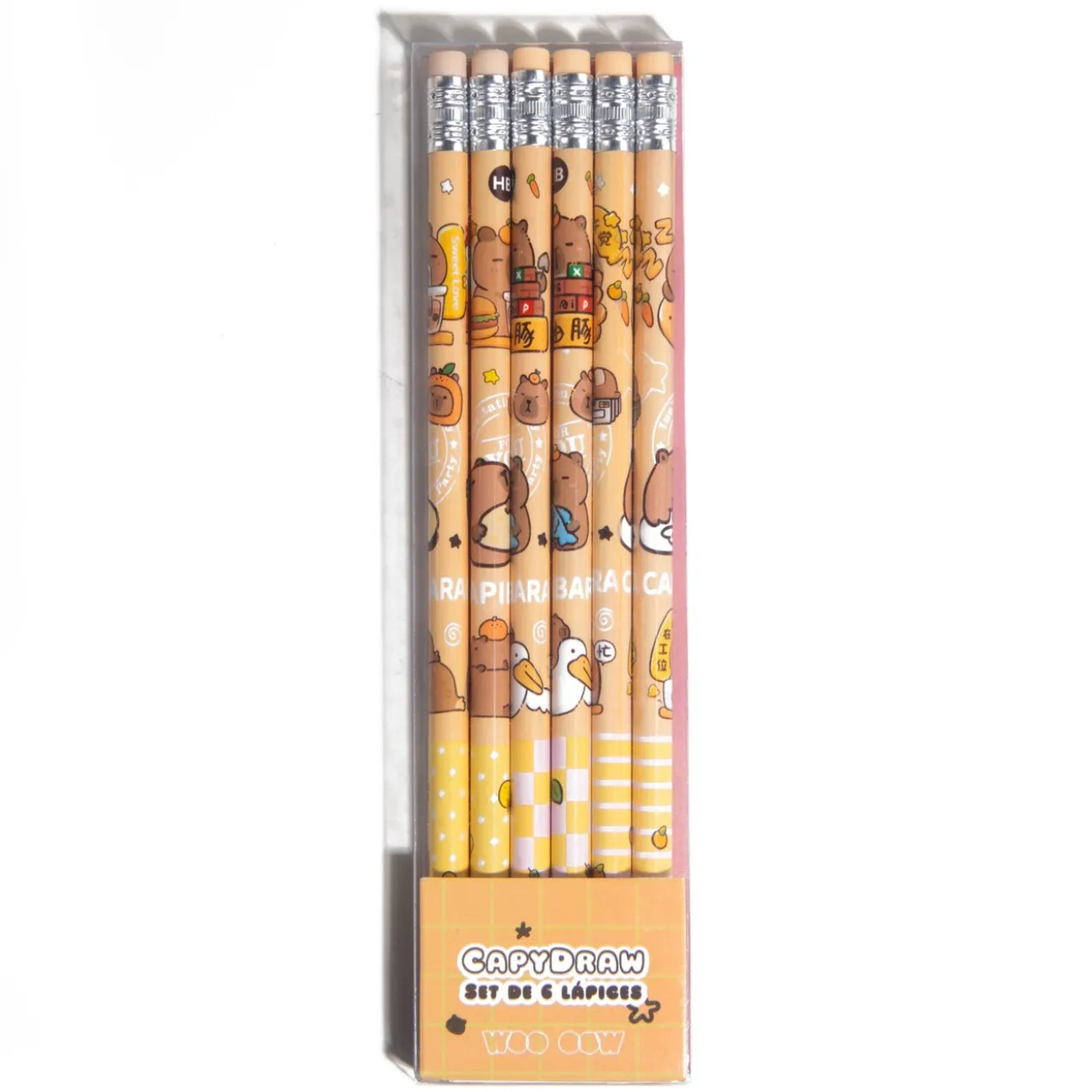 Capydraw Set de 6 Crayons