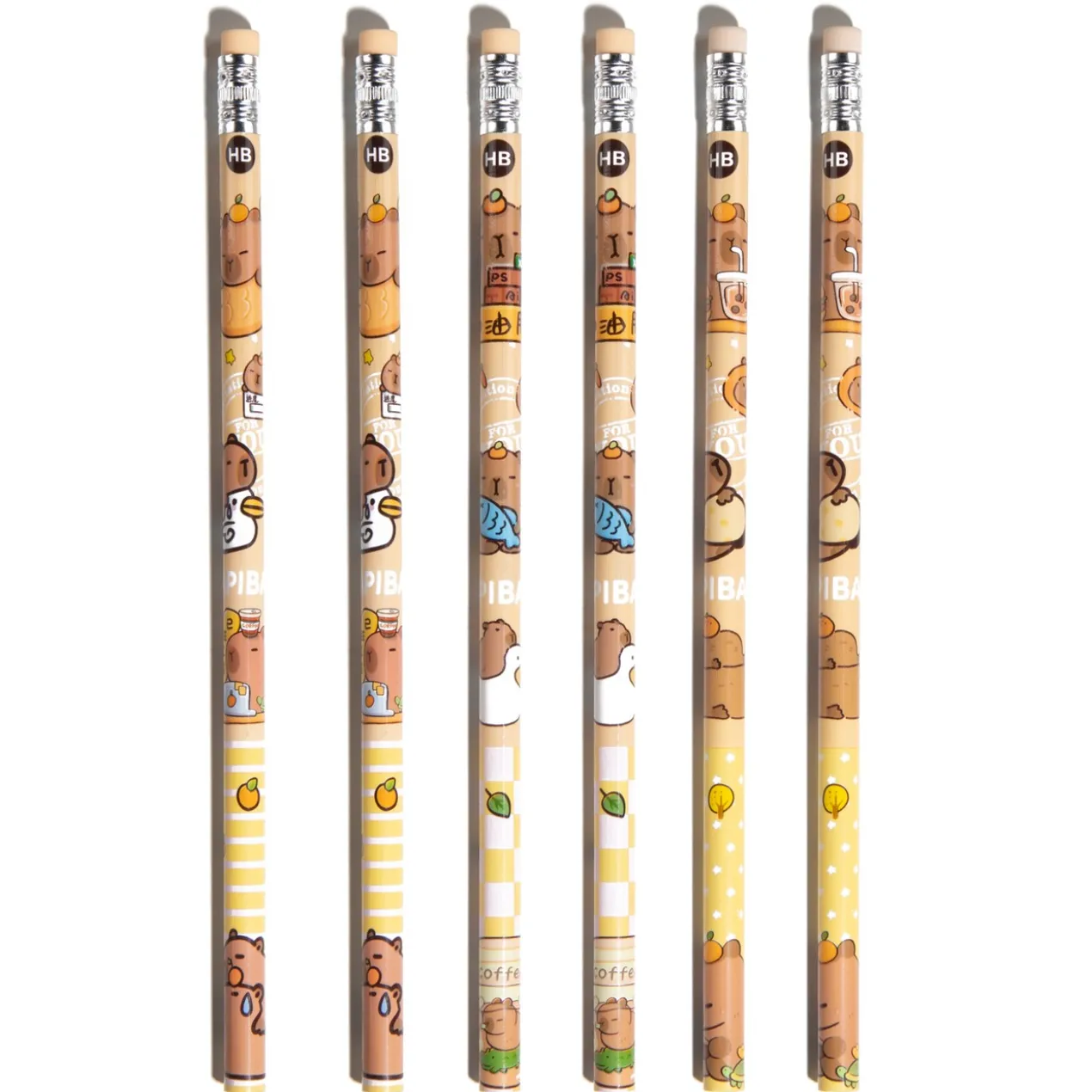 Capydraw Set de 6 Crayons