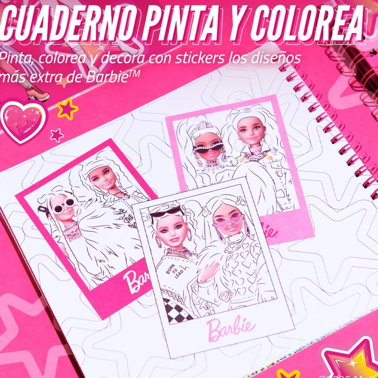 Carnet Barbie Colore et Crée