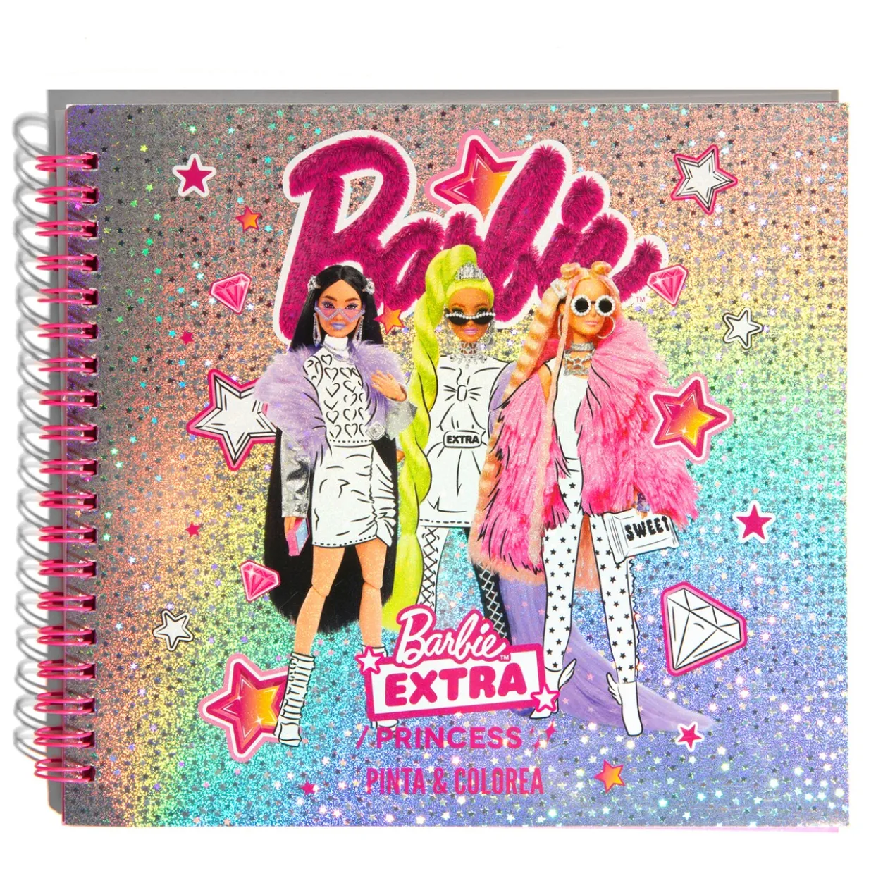 Carnet Barbie Colore et Crée