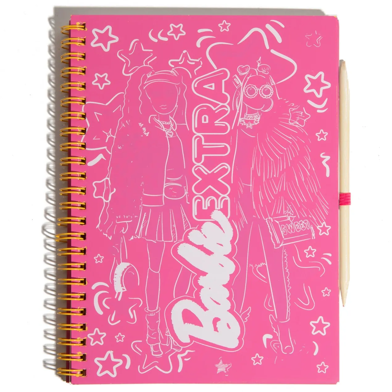 Carnet Barbie Magic Pink Scratch Book