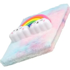 Carnet Peluche Arc-en-Ciel