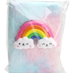 Carnet Peluche Arc-en-Ciel