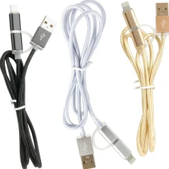 Câble USB 2 en 1 Micro USB