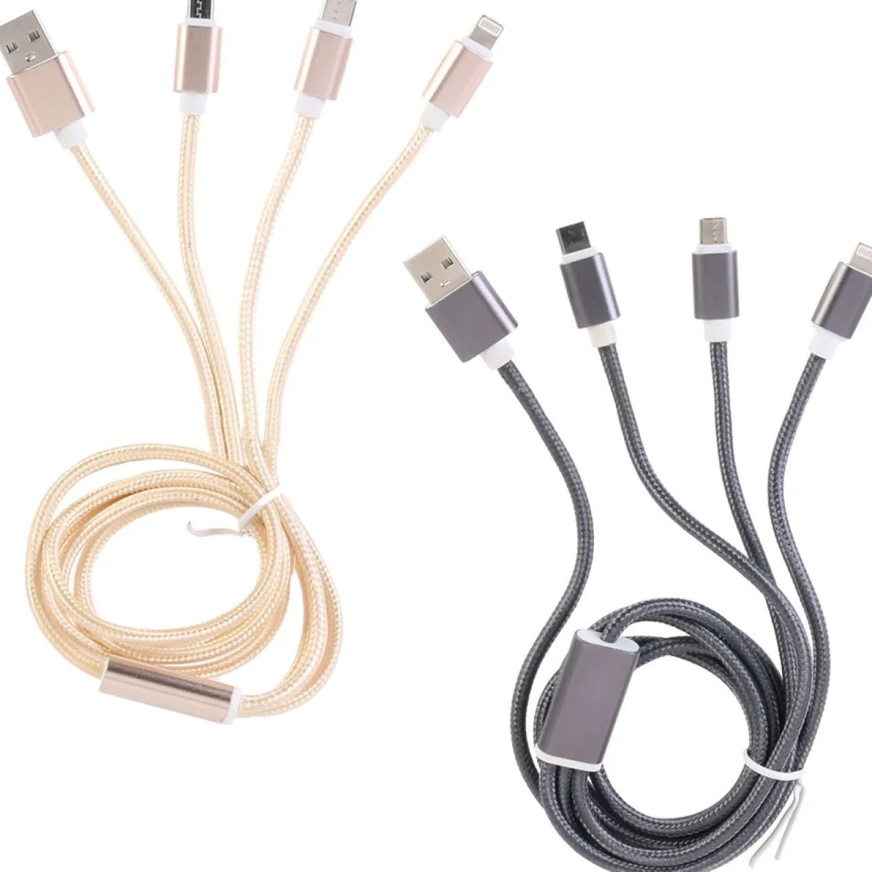 Câble USB 3-en-1 MICRO USB-T C