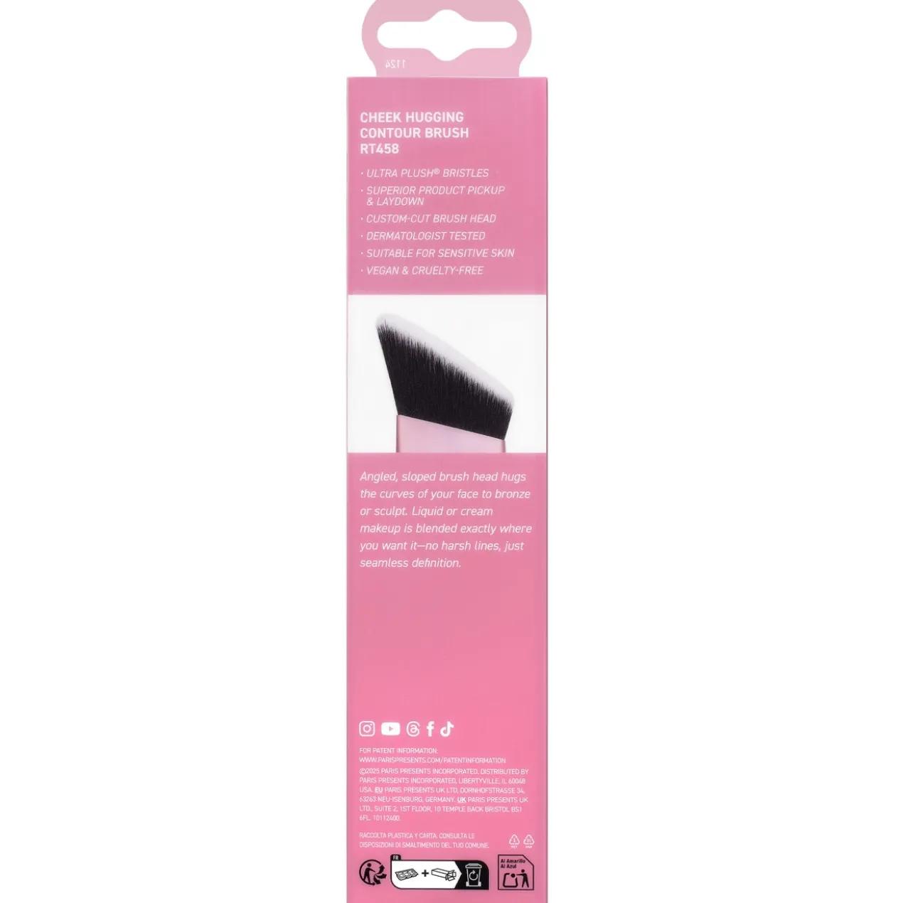 Cheek Hugging Brosse de Contouring