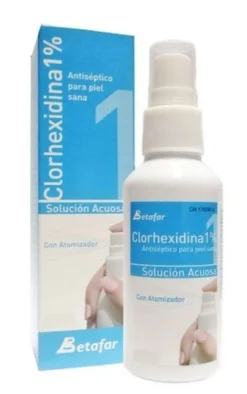 Chlorhexidine 1% Solution Aqueuse avec Atomiseur