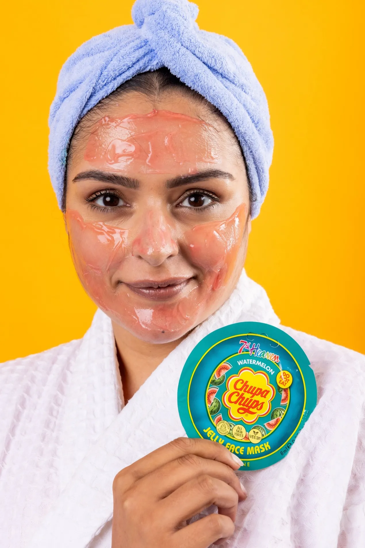 Chupa Chups Masque Visage en Gélatine Pastèque