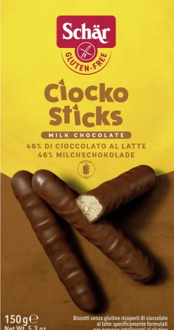 Ciocko Sticks Biscuits au Chocolat au Lait Sans Gluten