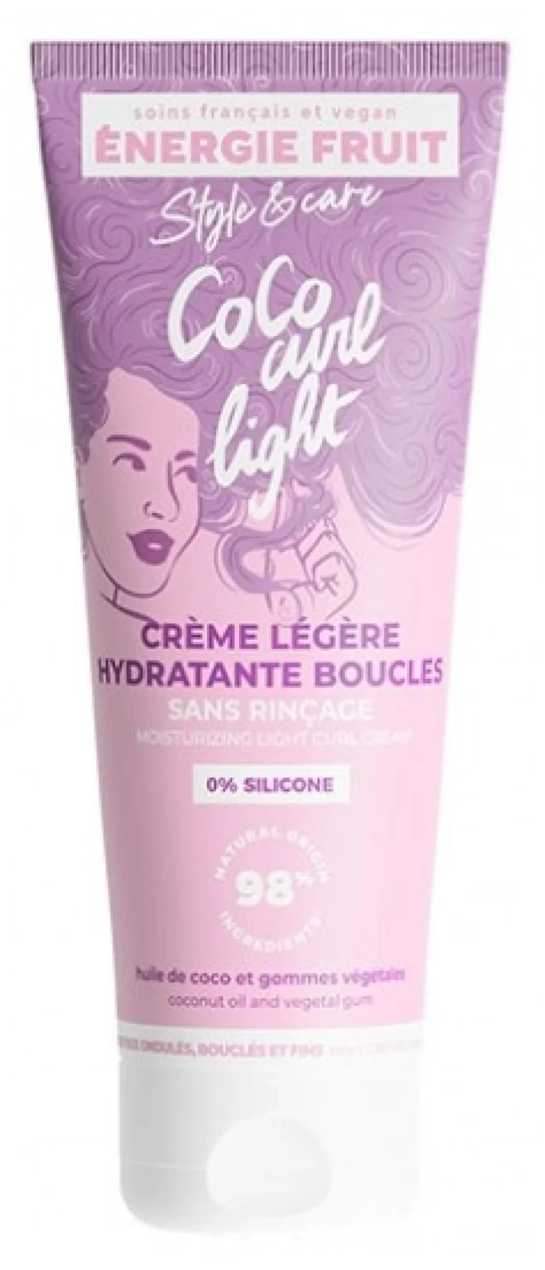 Coco Curl Light Crème Légère Hydratante pour Boucles