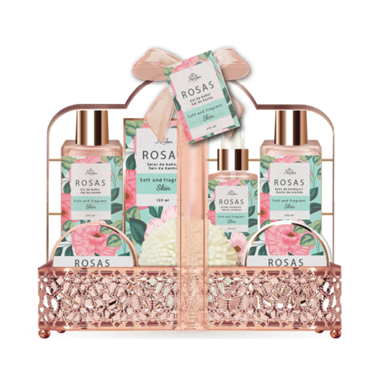 Coffret Bain Roses