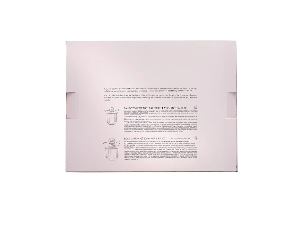 Coffret Cadeau Eau My Secret Eau de Toilette