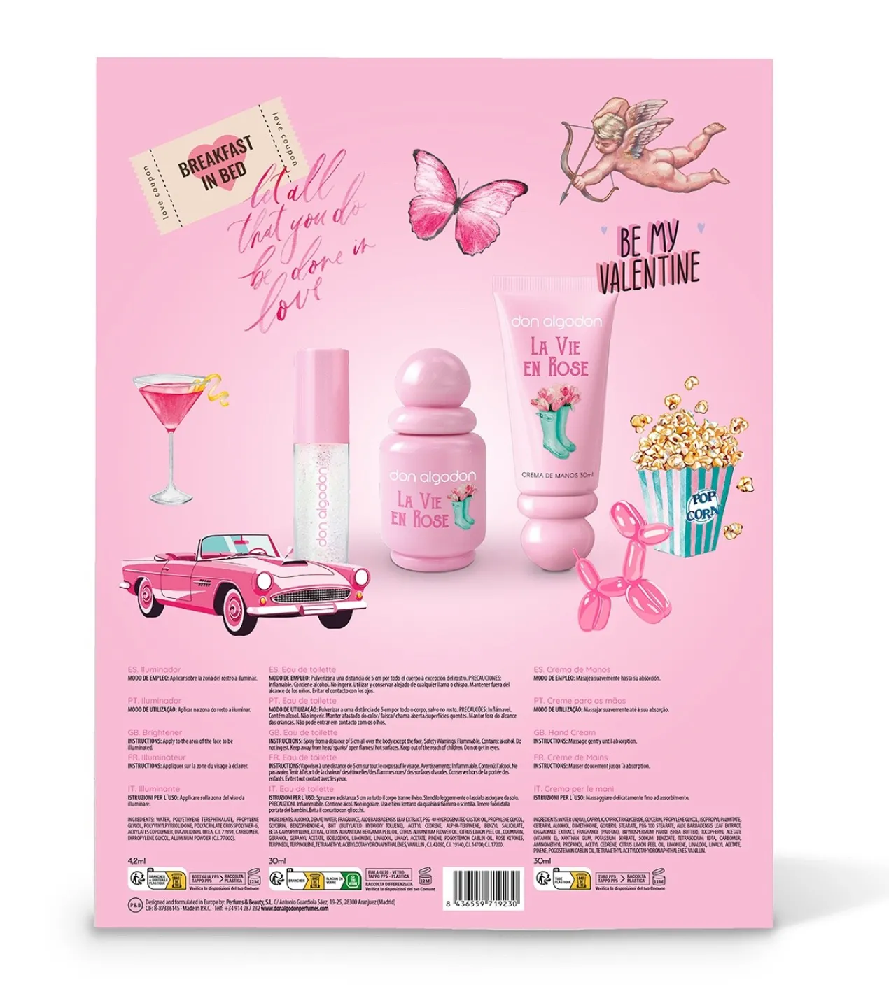 Coffret cadeau La Vie en Rose
