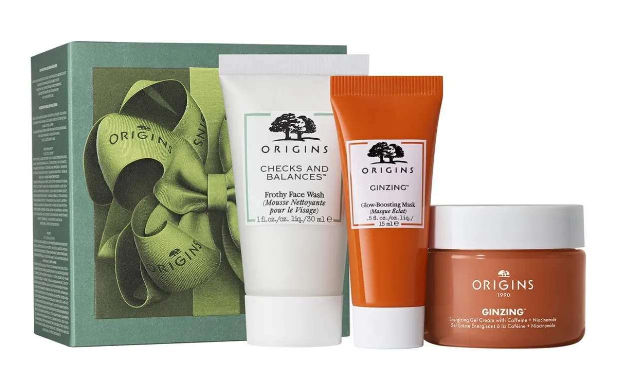 Coffret Cadeau Mini Coffret Trio Nettoyant, Masque et Hydratant Ginzing