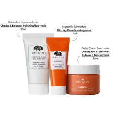 Coffret Cadeau Mini Coffret Trio Nettoyant, Masque et Hydratant Ginzing