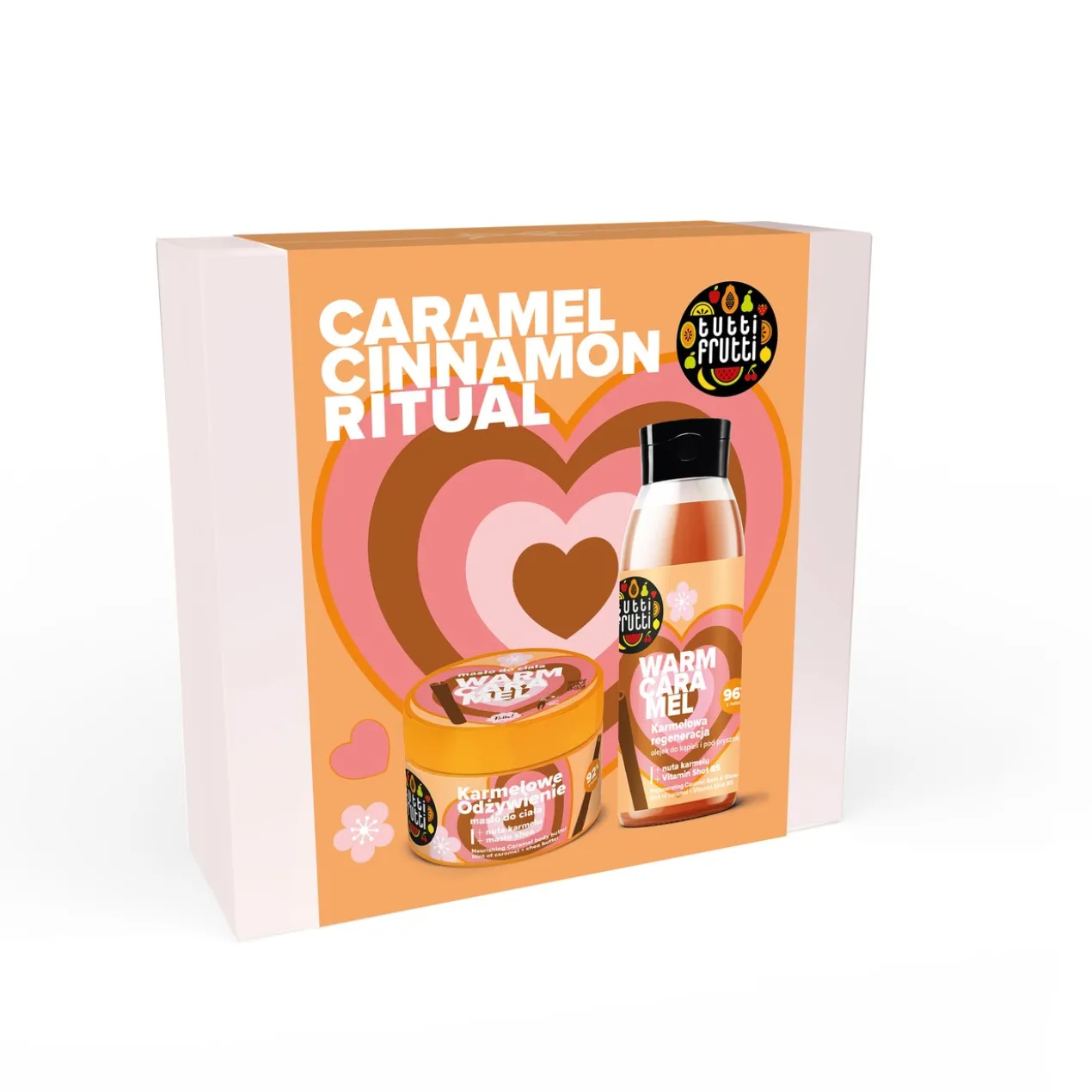 Coffret Cadeau Tutti Frutti Soin Corporel Caramel & Cannelle