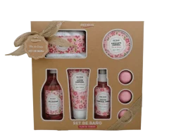 Coffret de bain 8 pièces Fleur de Cerisier