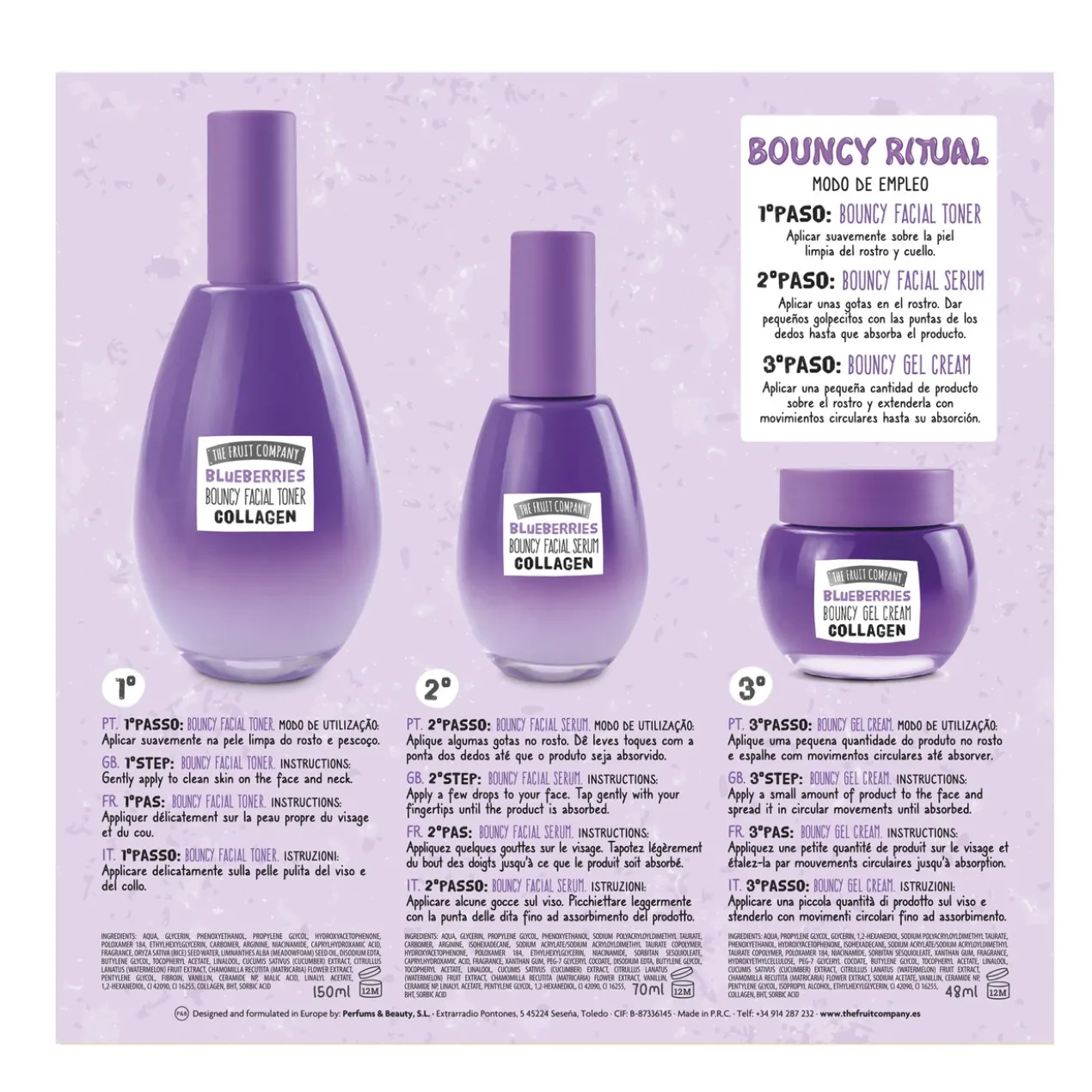 Coffret de soin visage aux mûres