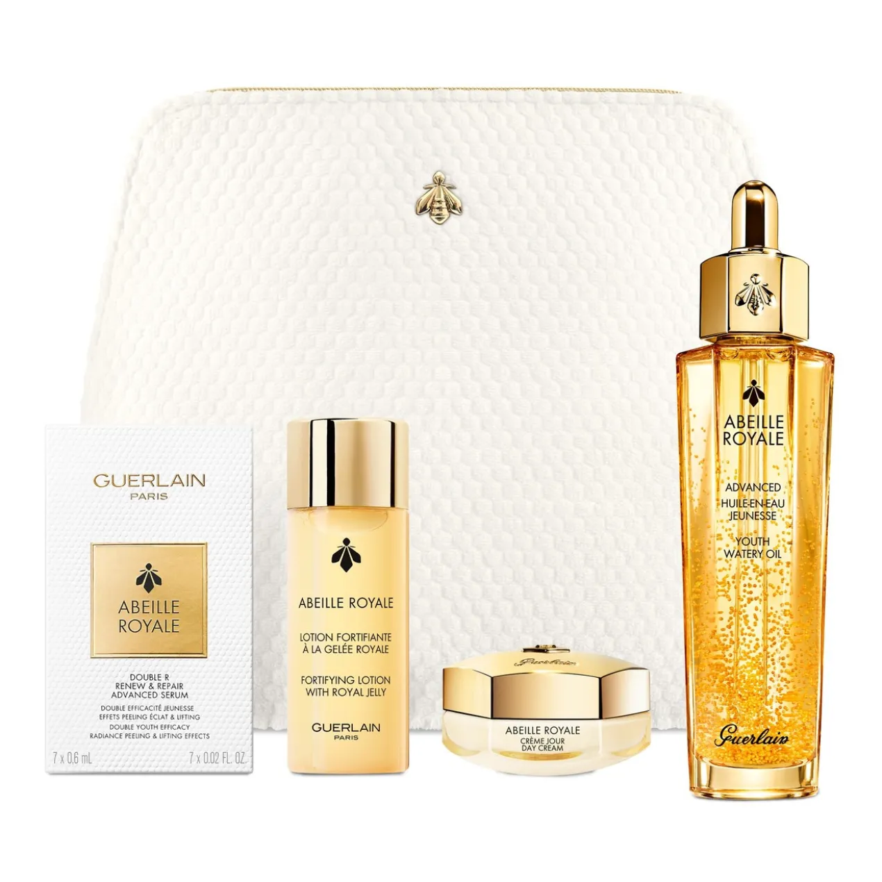 Coffret du Programme Anti-âge: Crème, Lotion, Huile et Sérum