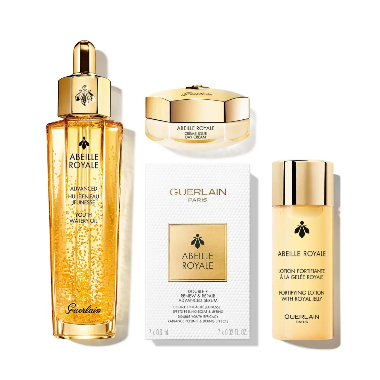 Coffret du Programme Anti-âge: Crème, Lotion, Huile et Sérum