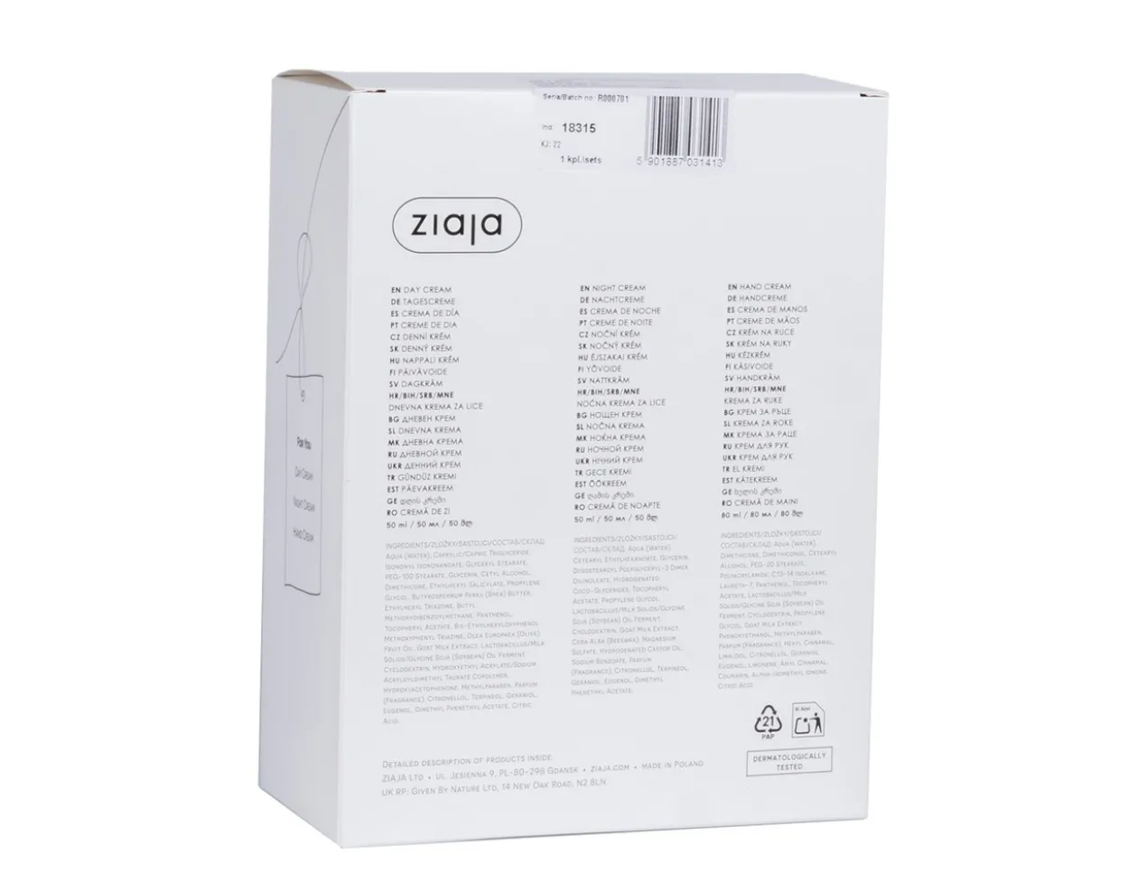 Coffret Lait de Chèvre