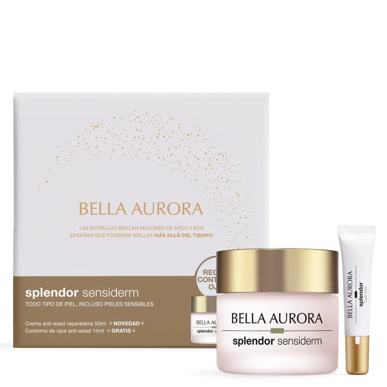 Coffret Splendor Sensiderm Crème Anti-Âge + Soin Contour des Yeux