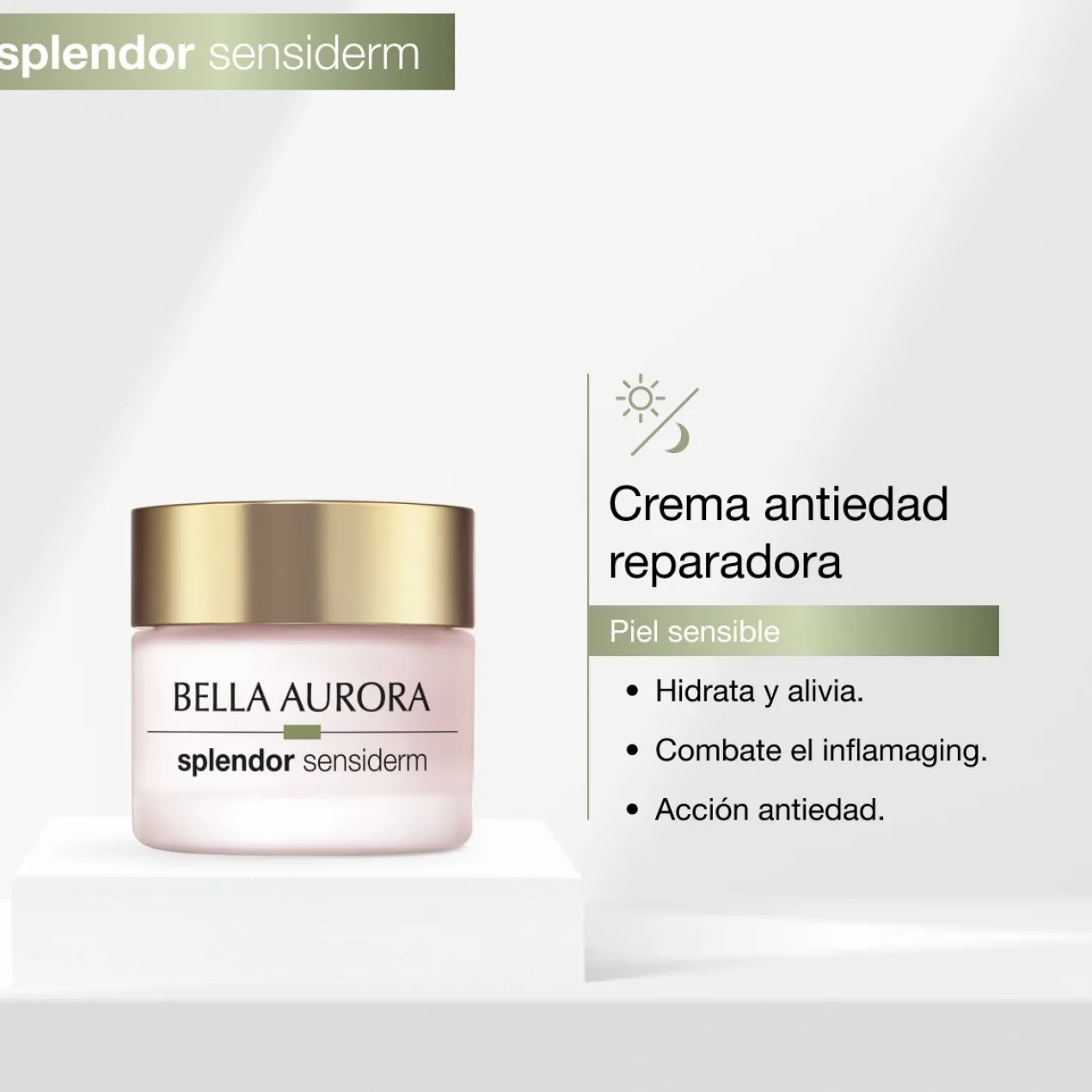 Coffret Splendor Sensiderm Crème Anti-Âge + Soin Contour des Yeux
