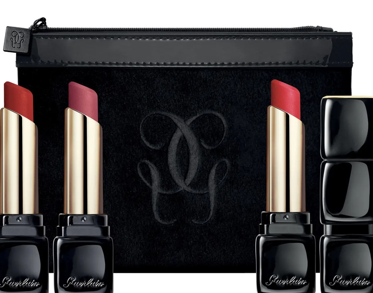 Coffret Trio Lèvres Kiss Kiss Tender Matte + Trousse