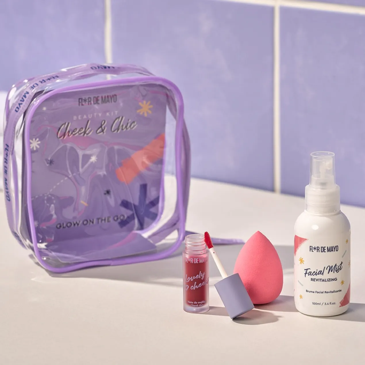 Coffret Visage Éclatant Cheek & Chic