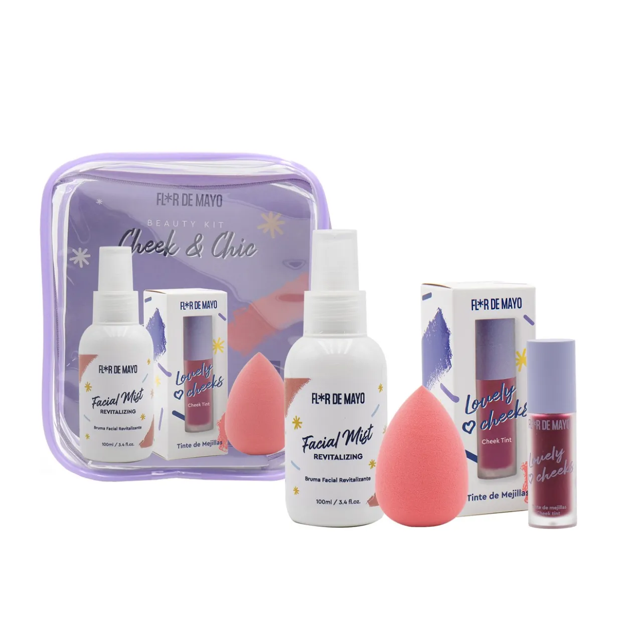 Coffret Visage Éclatant Cheek & Chic