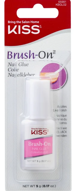 Colle à ongles Brush On avec applicateur pinceau