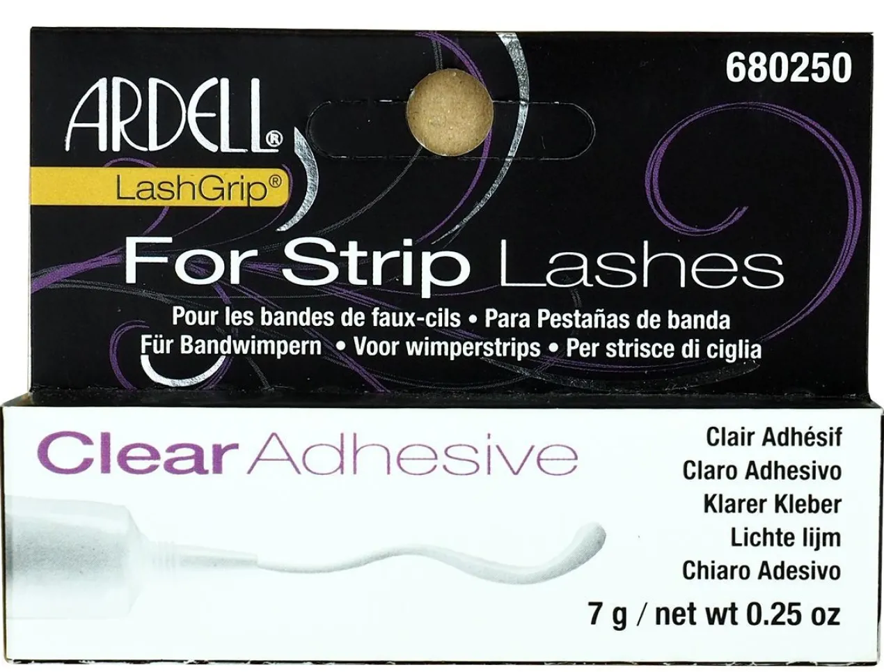 Colle transparente pour faux cils