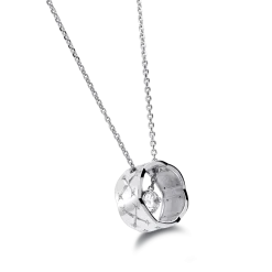 Collier Louvre Argent Sterling/Revêtement en Or 18K