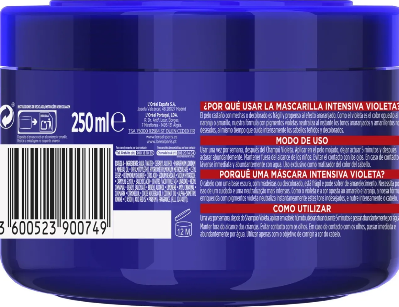 Color Vive Masque Matifiant Violet Intensif